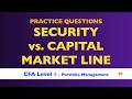 CFA Level 1 Mock Exam — Portfolio Risk and Return Part 2 PRACTICE QUESTIONS