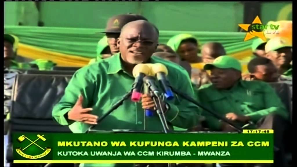 Magufuli ahutubia Kirumba Mwanza ufungaji kampeni CCM