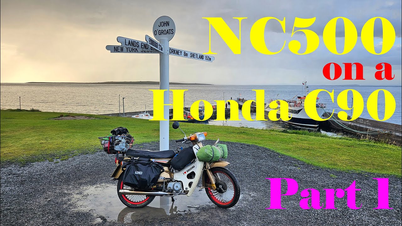 Scotland on a Honda C90: Climbing the Highest Road in the Country