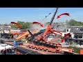 Top 10 Dangerous Crane Fails & Heavy Equipment Gone Bad ! Extreme Fastest Building Demolition