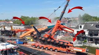 Top 10 Dangerous Crane Fails & Heavy Equipment Gone Bad ! Extreme Fastest Building Demolition