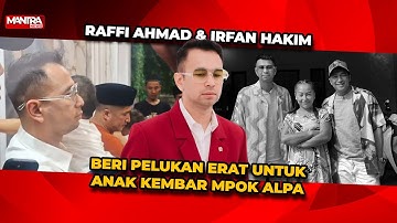HOT!! MOMEN RAFFI AHMAD & IRFAN HAKIM PELUK ERAT ANAK KEMBAR MPOK ALPA