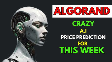 Insane ALGORAND Price Prediction for THIS WEEK by AI
