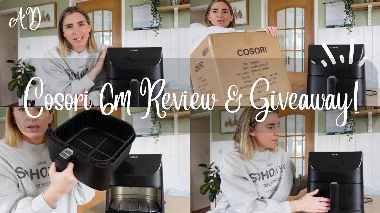 COSORI 5.5L AIR FRYER 6 MONTH REVIEW & GIVEAWAY! AD 