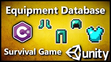 Unity 3D Survival Game: Equipment Database C# #24