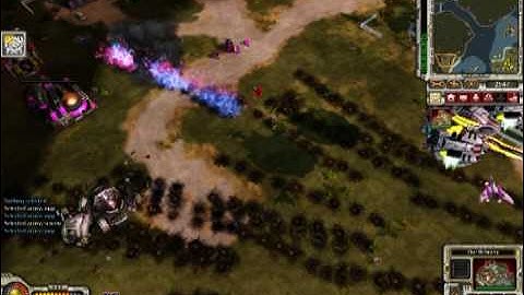 Command And Conquer Red Alert 3 Uprising skirmish battle- Rising sun vs allies vs soviets part 2