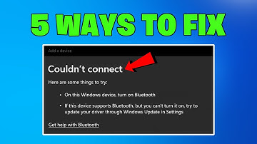 How To Fix Bluetooth Couldn’t Connect Error in Windows 11/10 - NEW✅