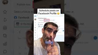 How to schedule posts on Facebook profiles & pages