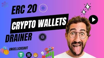 ERC 20 Wallet drainer, MULTIBLOCKCHAIN WALLET DRAINER Official AngelLicksBot