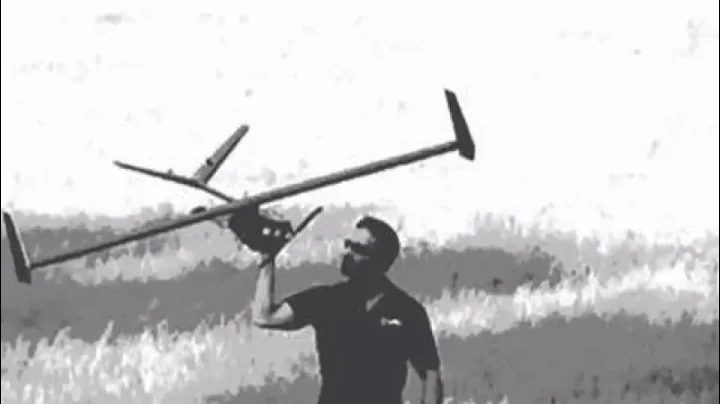 V-Tail Fixed Wing DIY Drone - Black Bird