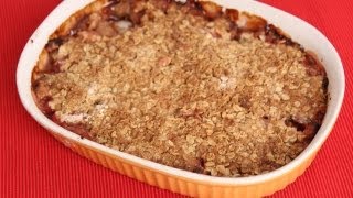 Rhubarb Crisp Recipe - Laura Vitale - Laura in the Kitchen Episode 578