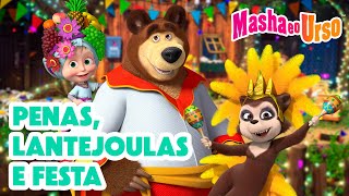 Masha E O Urso 👱‍♀️🐻 🪶💃 Penas, Lantejoulas E Festa ✨🕺 Coleção De Desenhos Animados