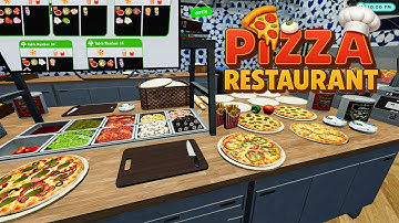 Pizza Restaurant Simulator Part #1 | Gameplay Walkthrough | No Commentary