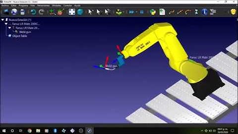 Práctica de simulación de programación de robots con RoboDK