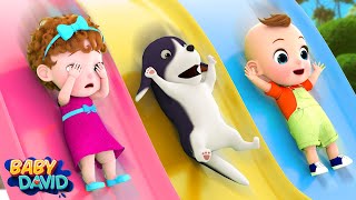 Baby At The Playground | Playground Song + More Kids Songs & Nursery Rhymes | Baby David
