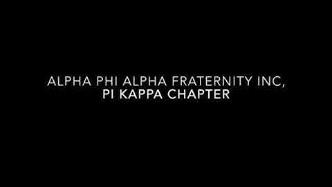 Spring 20 Neophyte Reveal -Alpha Phi Alpha Fraternity Inc.,Pi Kappa chapter
