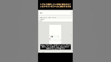 トグルコントロールで選択している時に表示されているテキストを、ラベルに表示する方法 #PowerApps #Shorts #PowerPlatformWork