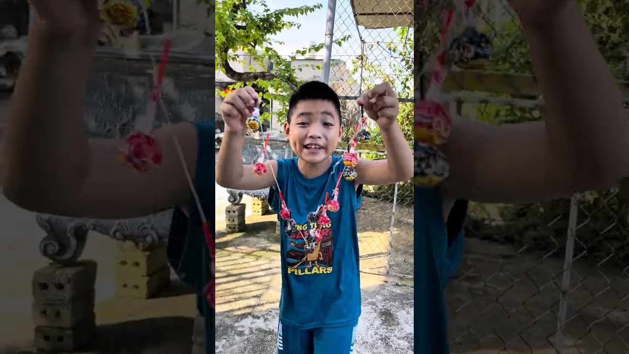 Crazy Kids Show Off Their Lollipops! 🍭😂 