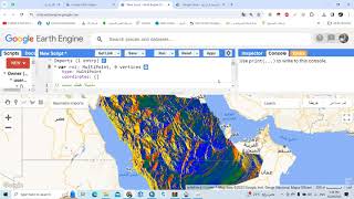 Using Google Earth Engine To Extract Dem Data And Calculate Slope Aspect And Hillshade