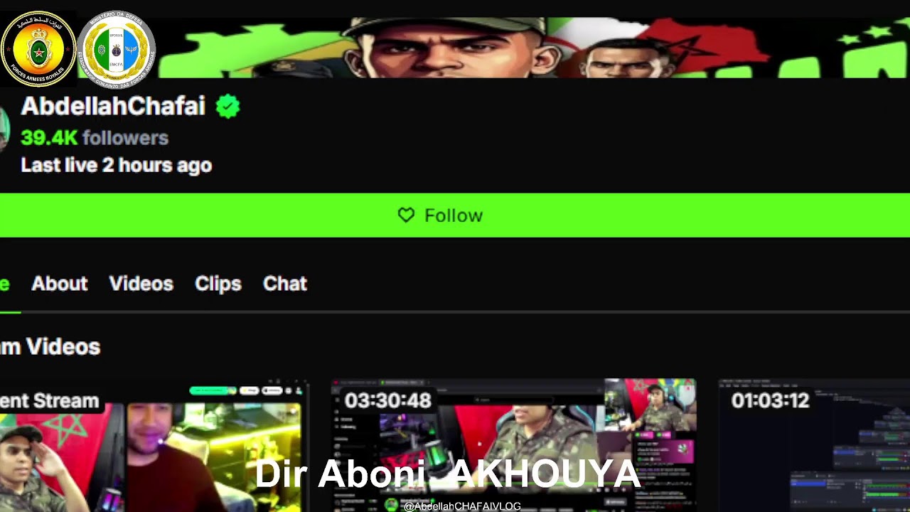 live  (عبدالله شافعي) Abdellah CHAFAI chaf3i 🤣🤣🤣