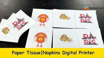 Napkins/ Tissue paper printing machine,high speed single pass digital printer!  #printing #tissue