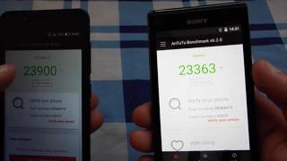 Allview V2 Viper E Andoid 5.1 vs Sony Xperia L Andoid 5.1.1 (Cm12.1)