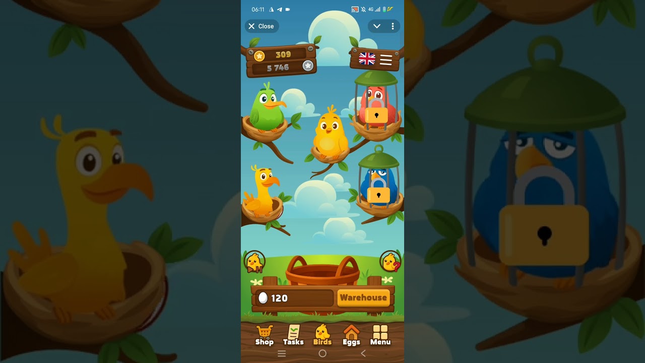 Bird empire liget crypto game in teligram.