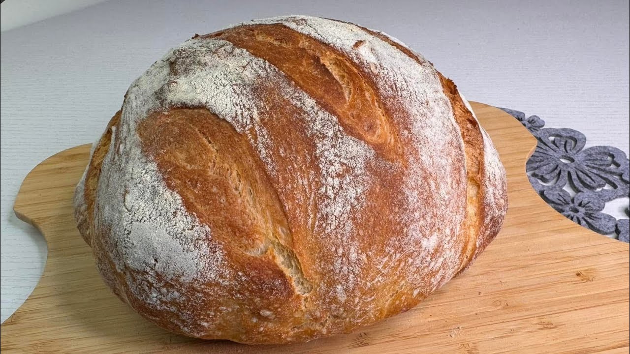 PANE ALL' ACQUA FATTO IN CASA 🥞🍞 RICETTA VELOCE PRONTO IN 3 ORE! Bread baked in water Easy recipe