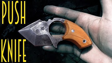 Making Of FORGED PUSH KNIFE