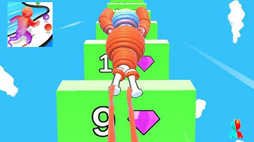 Rope-Man Run 🧶🏃🏽 NEW BIG UPDATE! All Levels Gameplay
