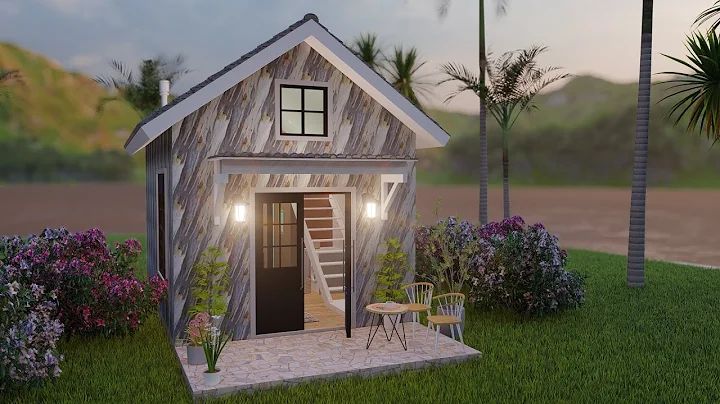 Cozy Small House Design 5x6 Meters (320 SQFT) Living off Grid and Floor Plan
