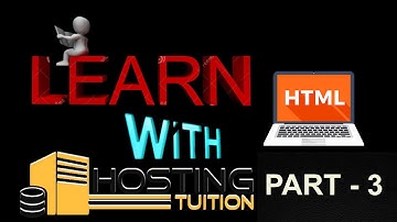 How To Add Favicon In Address Bar In HTML |  Learn  With Hosting Tuition |  Part 3