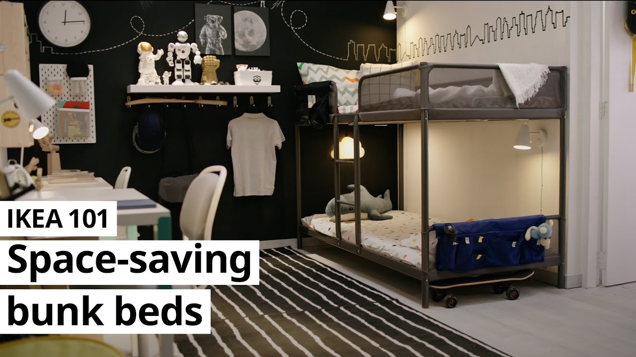 Ikea 101 - Space-Saving Bunk Beds - Youtube