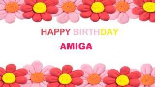 Amiga   Birthday Postcards & Postales - Happy Birthday