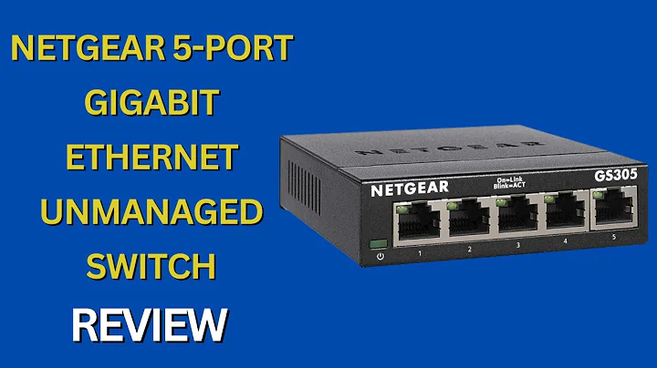 NETGEAR 5-Port Gigabit Ethernet Unmanaged Switch (GS305) - Home Network Hub Review