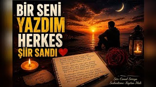 Ben Seni Yazdım Şiir Sandılar | Cemal Süreya | Kaptan Mali #şiir #anatolianrock #cemalsüreya 