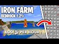 Easy Iron Farm 1.21 Bedrock Minecraft Tutorial (PC/MCPE/CONSOLES)