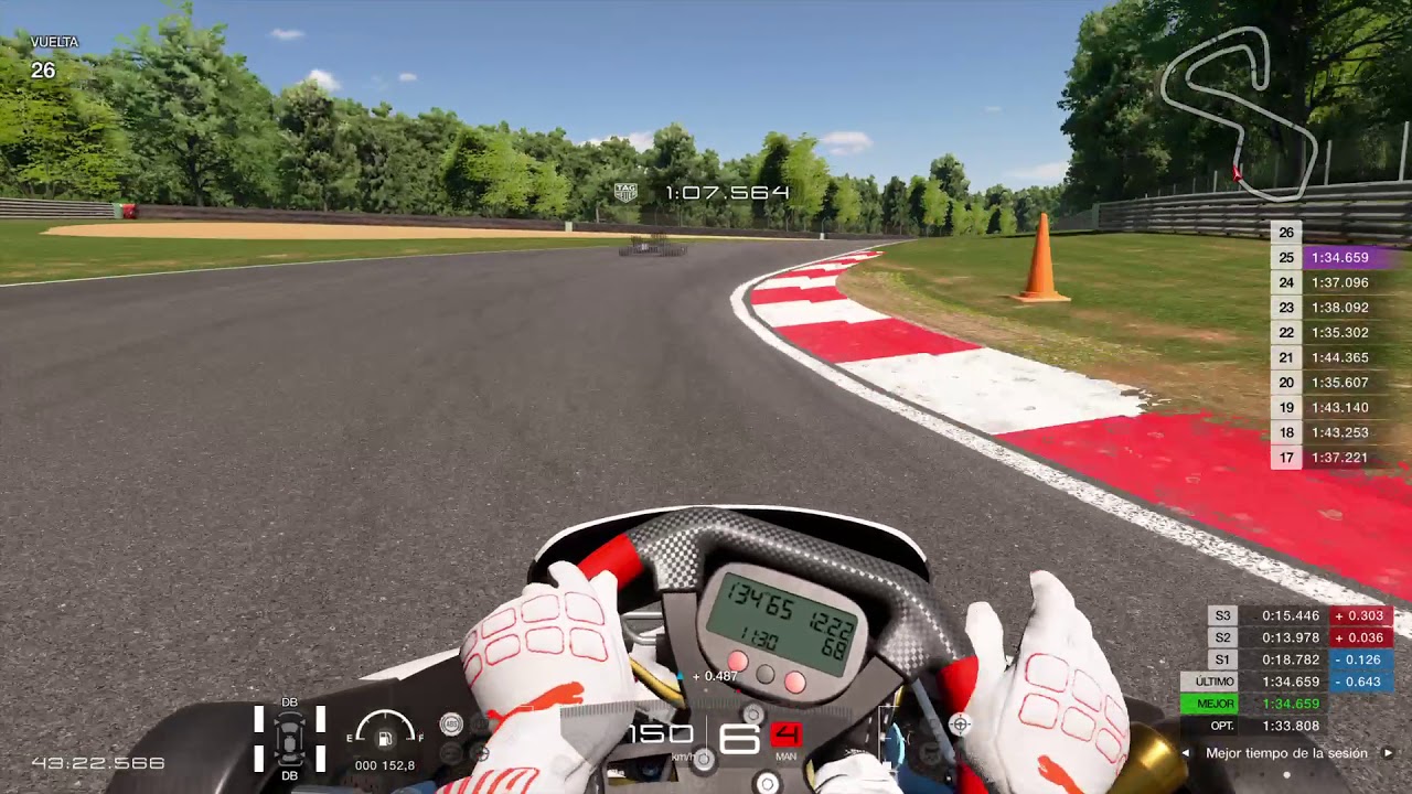 Racing Kart 125 Shifter Brands Hatch GP YouTube