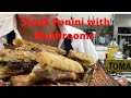 Steak panini with mushrooms