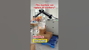 Highly Automated Palletizing Robot #factory #palletizingrobot #pallerti #palletizer #palletizing