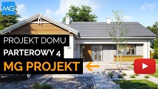 Projekt Domu Parterowy 4 Mg Projekt - 122,77 M2