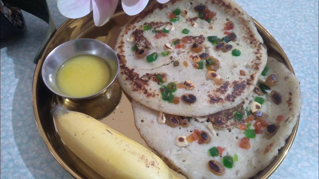 Ripe Banana Dosa 