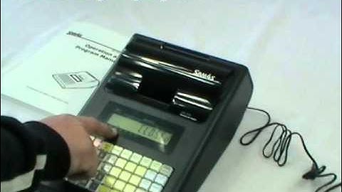 Sam4S ER-230 Portable Cash Register Installation tutorial