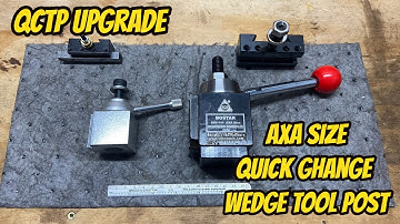Vevor Mini Lathe MX 400 Part 31 - Bostar AXA Quick Change Tool Post Upgrade Series Part 1 of 4