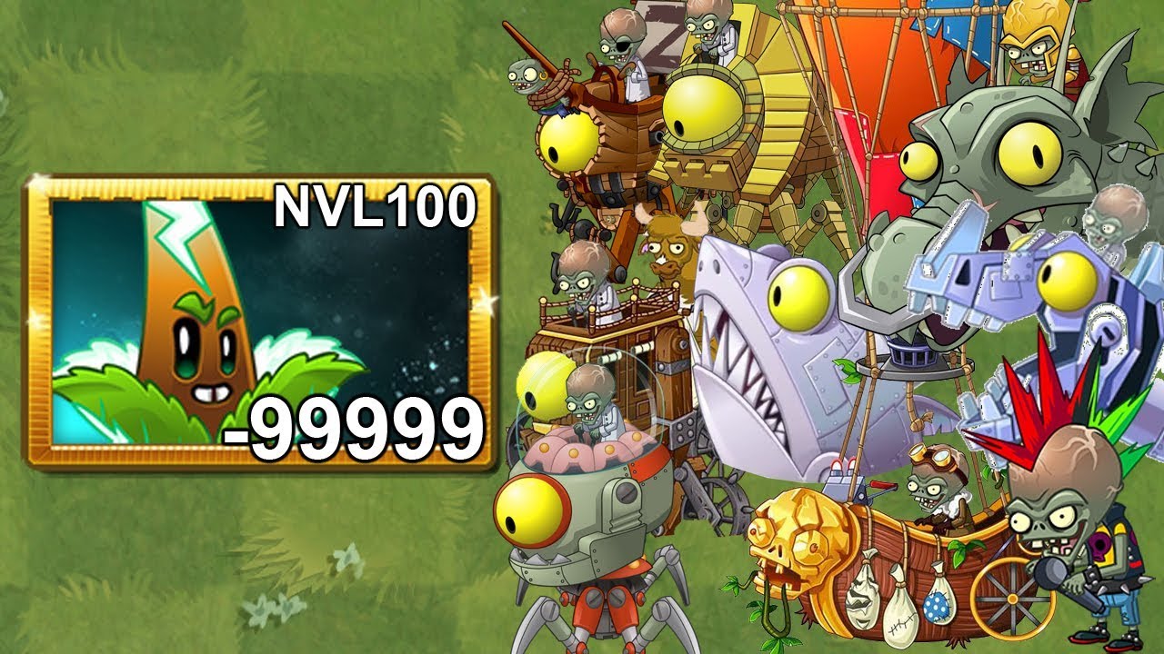Plants Vs Zombies 2 Té Eléctrico Nivel 100 Vs Todos Los Zombots - YouTube