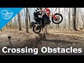 How to ride over obstacles ADV style