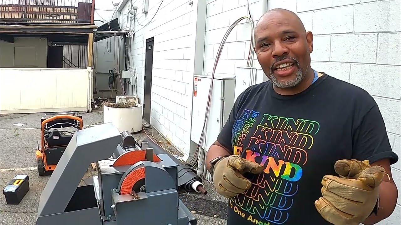 Sharpening my Ballard gold blades with my brand new RBG950 Blade