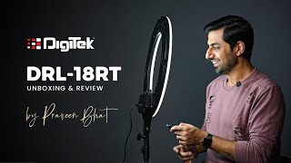 Unboxing Portable Digitek Drl-18Rt Dual Temperature Led Ring Light By Praveen Bhat
