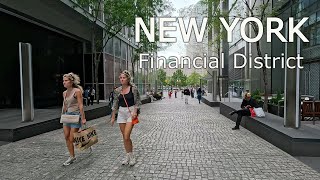 : New York - Walking tour Financial District  NYC 4 60fps