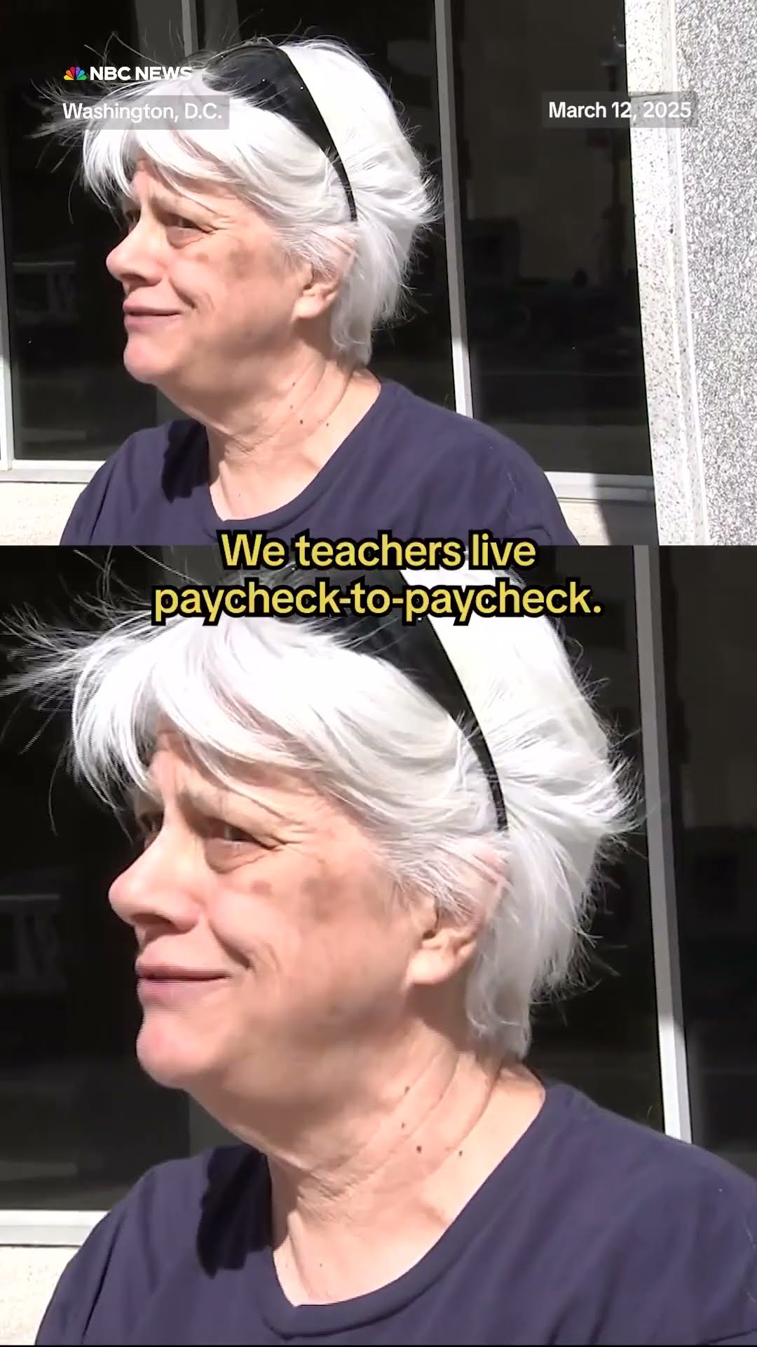 Protesters decry mass cuts to Department of Education